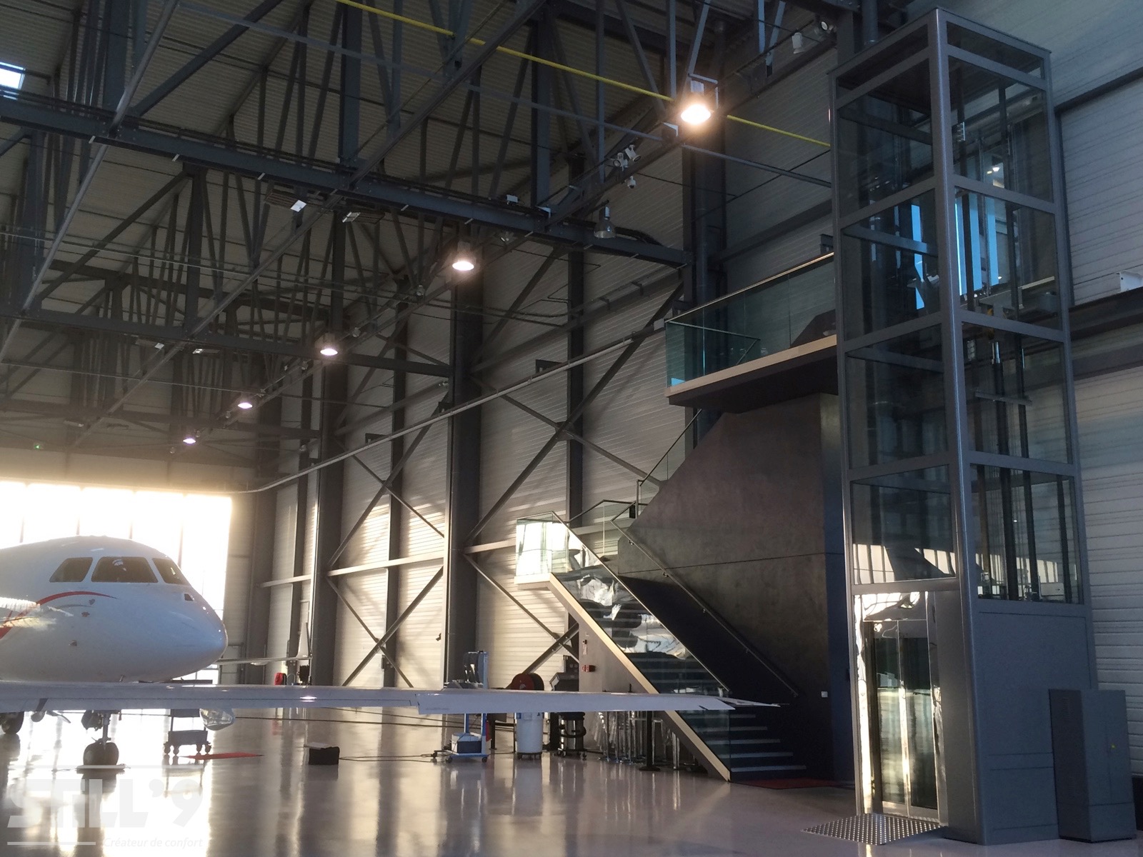 Ascenseur en pylônes autour de Quincy sous Sénart 91