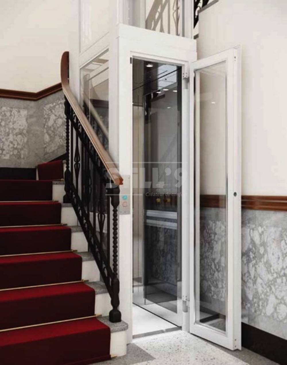 Pose d'un ascenseur modèle XS à Paris 75