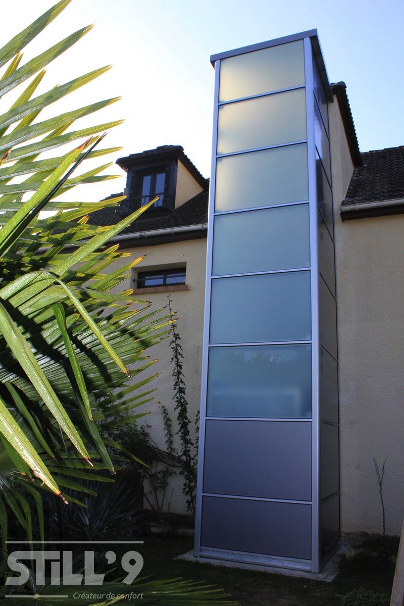 Montage d'élévateur de maison extérieur vers Rambouille 78