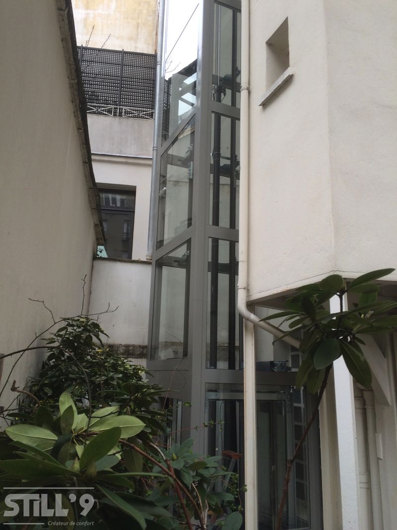 Création d'élévateurs privés extérieur vers Créteil 94