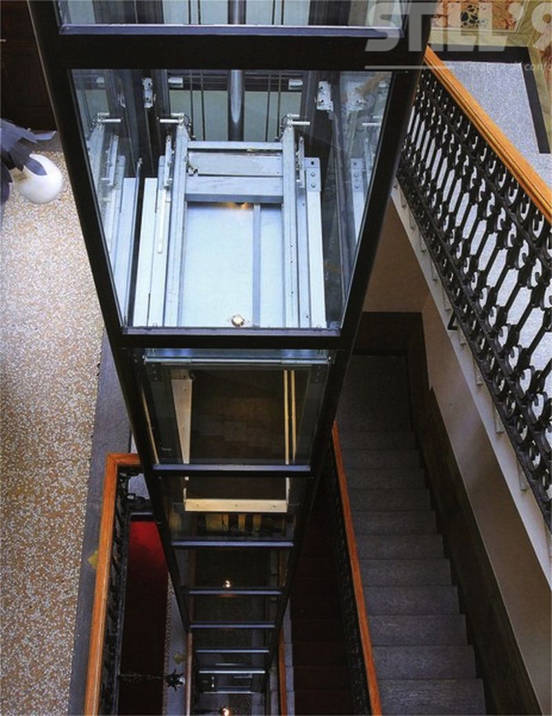 Distributeur d'élévateur intérieur vitré avec garantie sur Paris 75