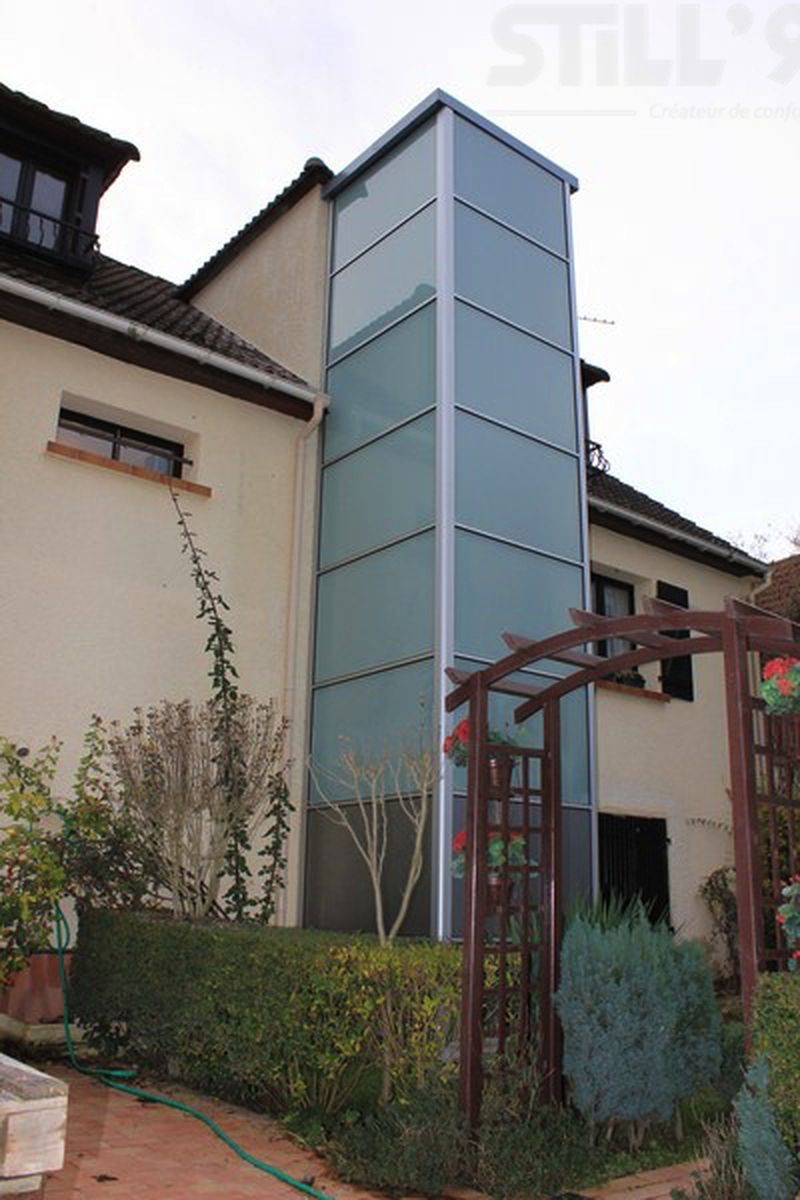 Ascenseur particulier extérieur en Ile de France