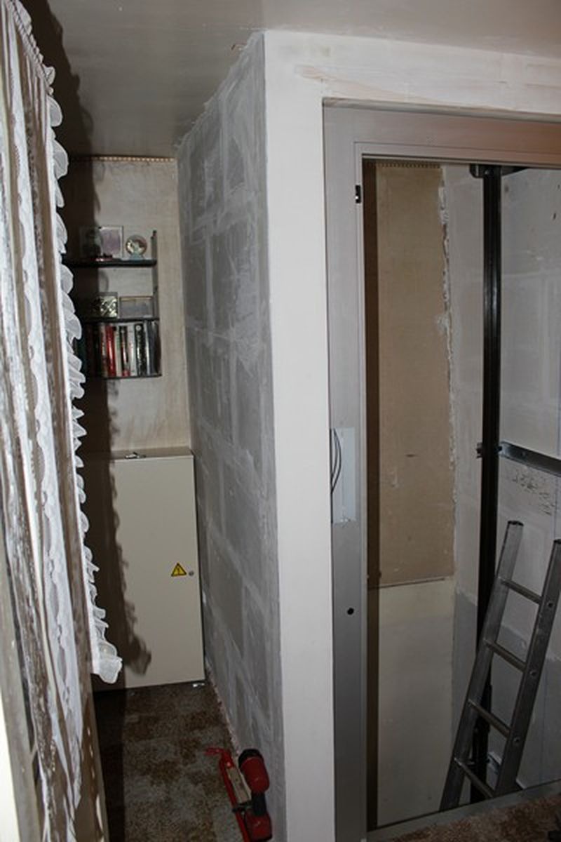 Mise en place d'un monte charge domestique vers le 91