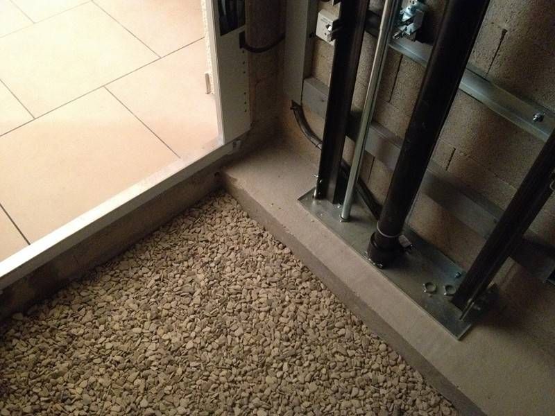 Distributeur d'ascenseur privatif en gaine maçonnée dans le département 89