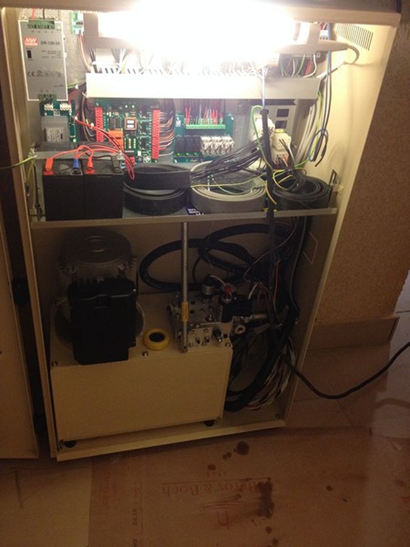 Mise en place d'une plate-forme privative en gaine fermée près d'Auxerre 89